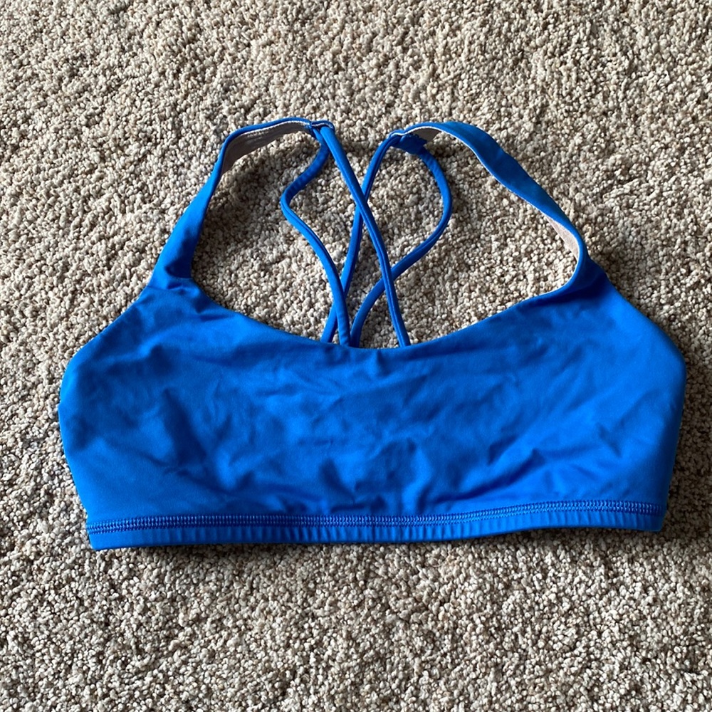 Bright blue free to be bra